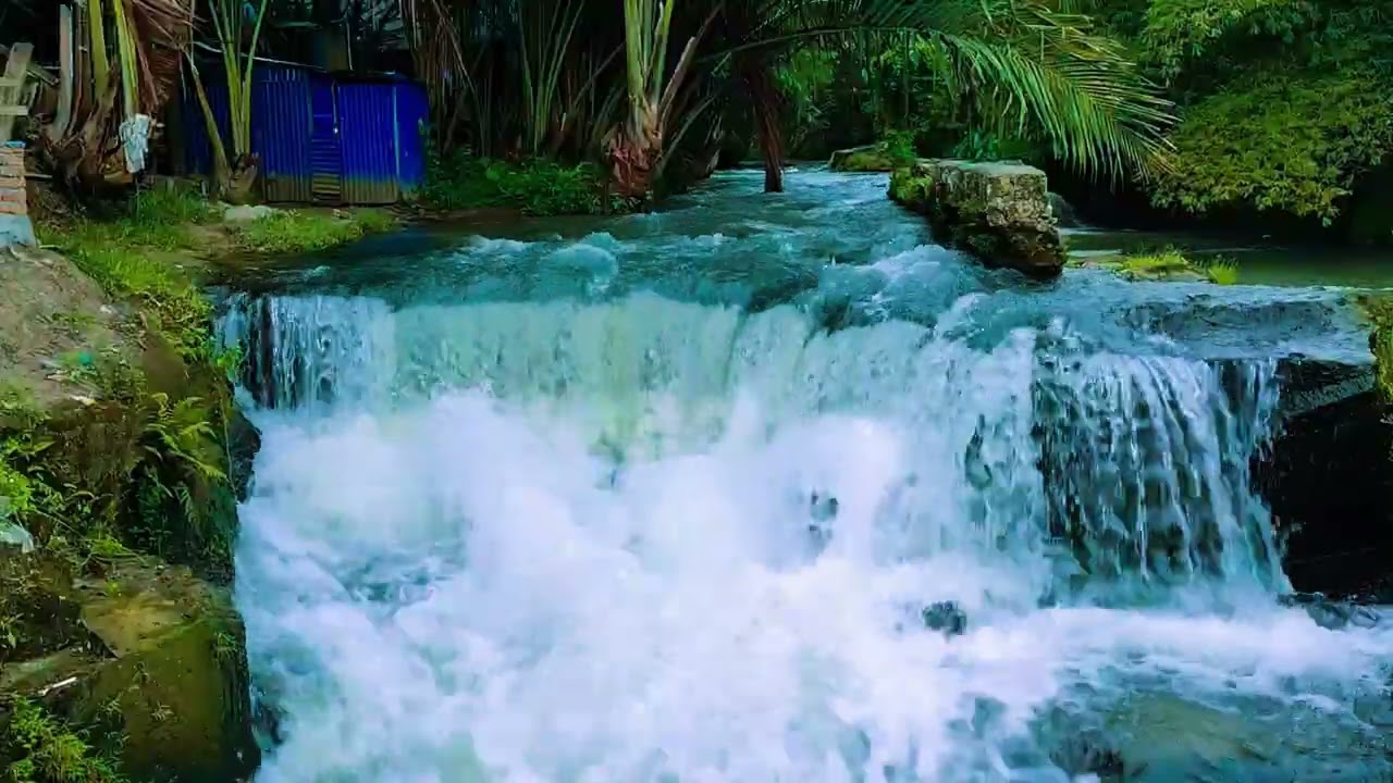 8 Hours River ASMR 🌙 Fall Asleep Fast with Natural Water Sounds - 2K HDR 60FPS