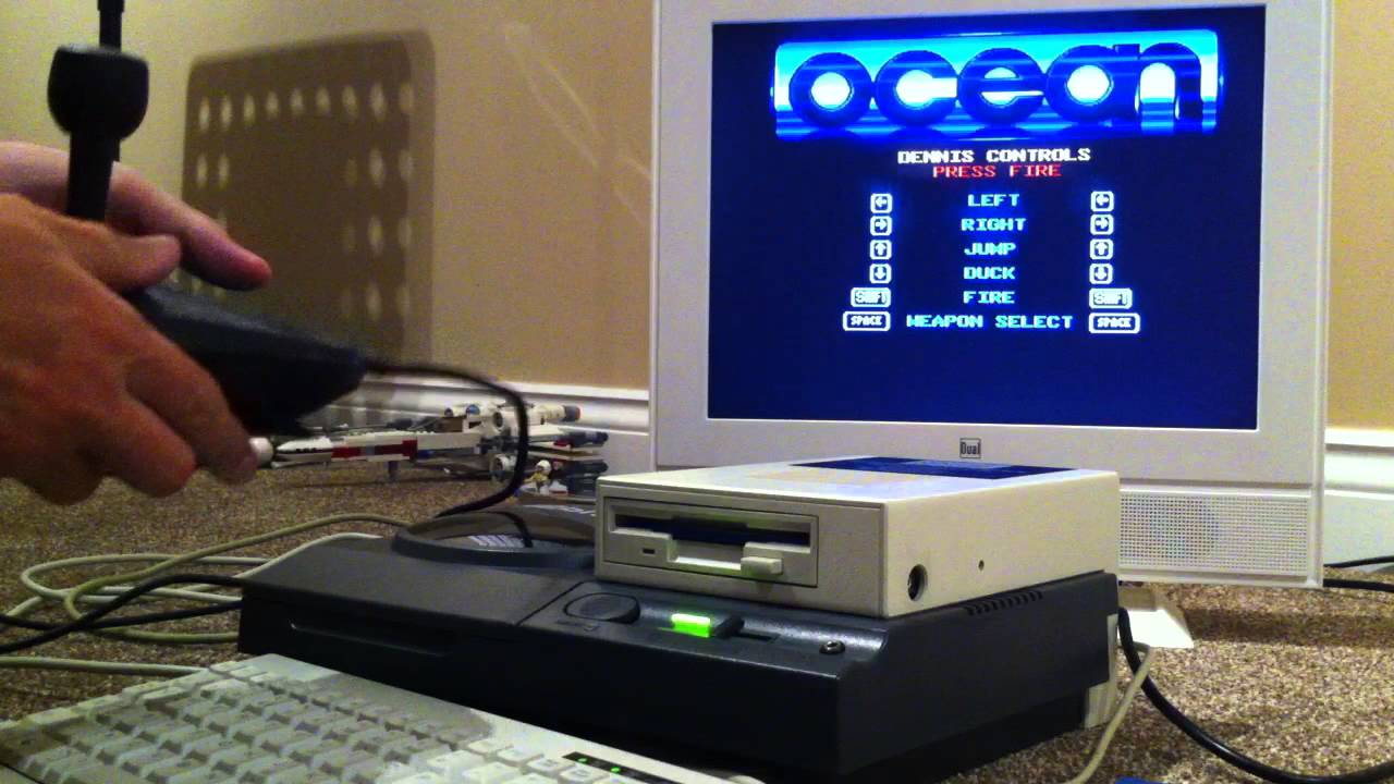 Amiga CD32 Games Console with External Floppy Drive Attached (Analogic)