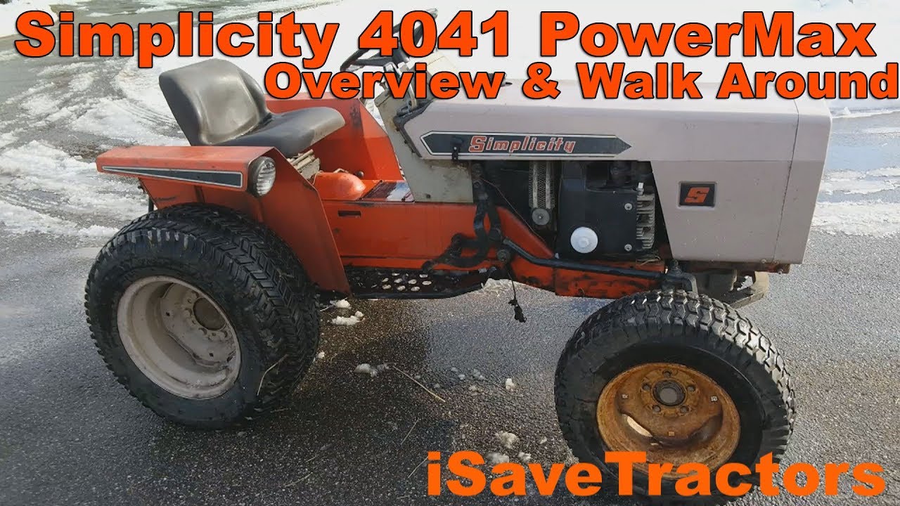 Садовый трактор Simplicity 4041 Powermax для прогулок