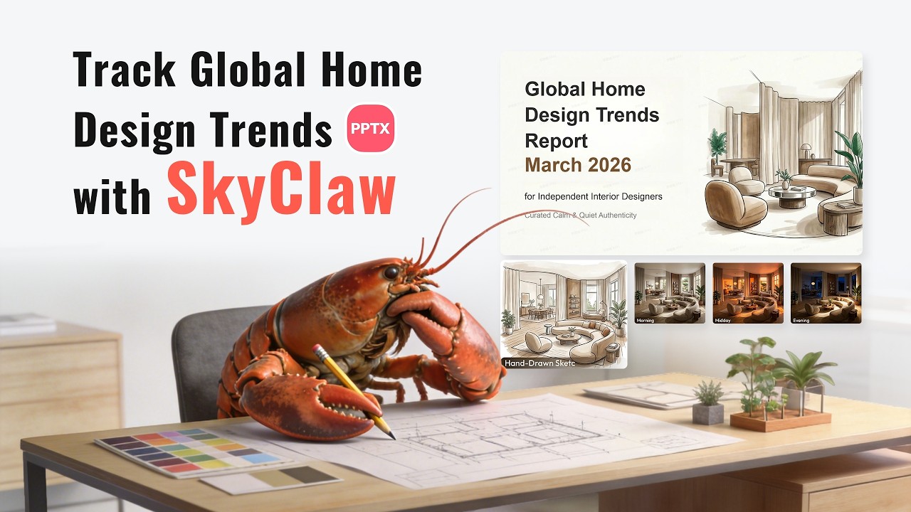 Track Global Home Design Trends with SkyClaw