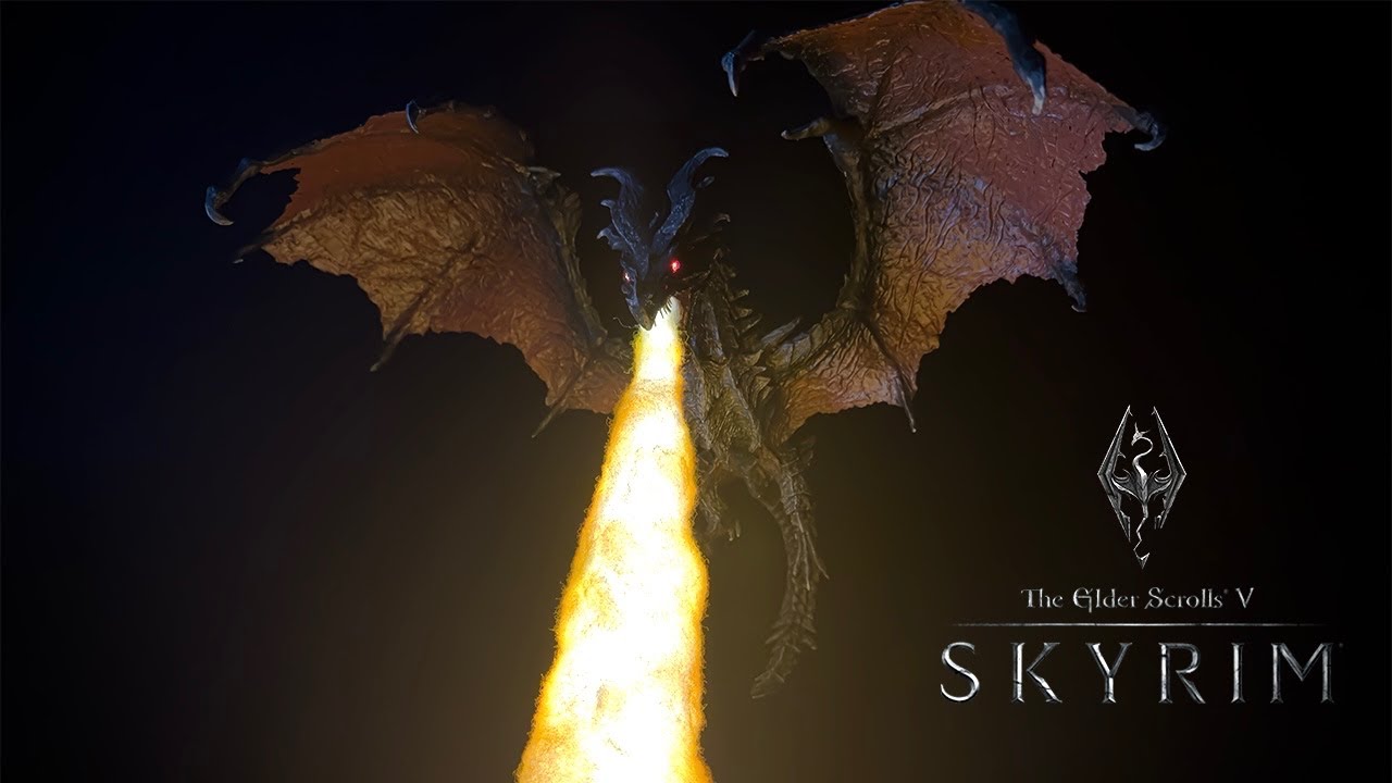How To Make a ALDUIN Dragon figure Attacking In Fire Breath With 3D Pen