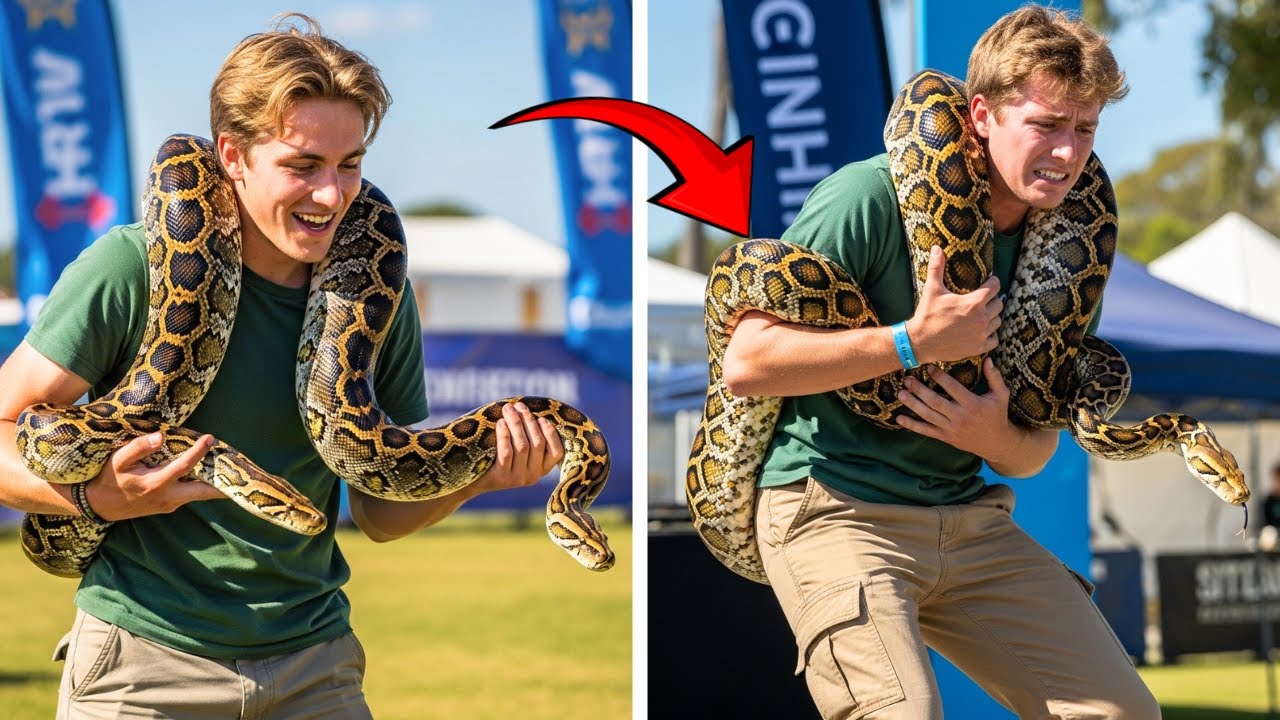 The HORRIFYING Final Show of Snake Handler Brian West &ndash; LIVE On Stage