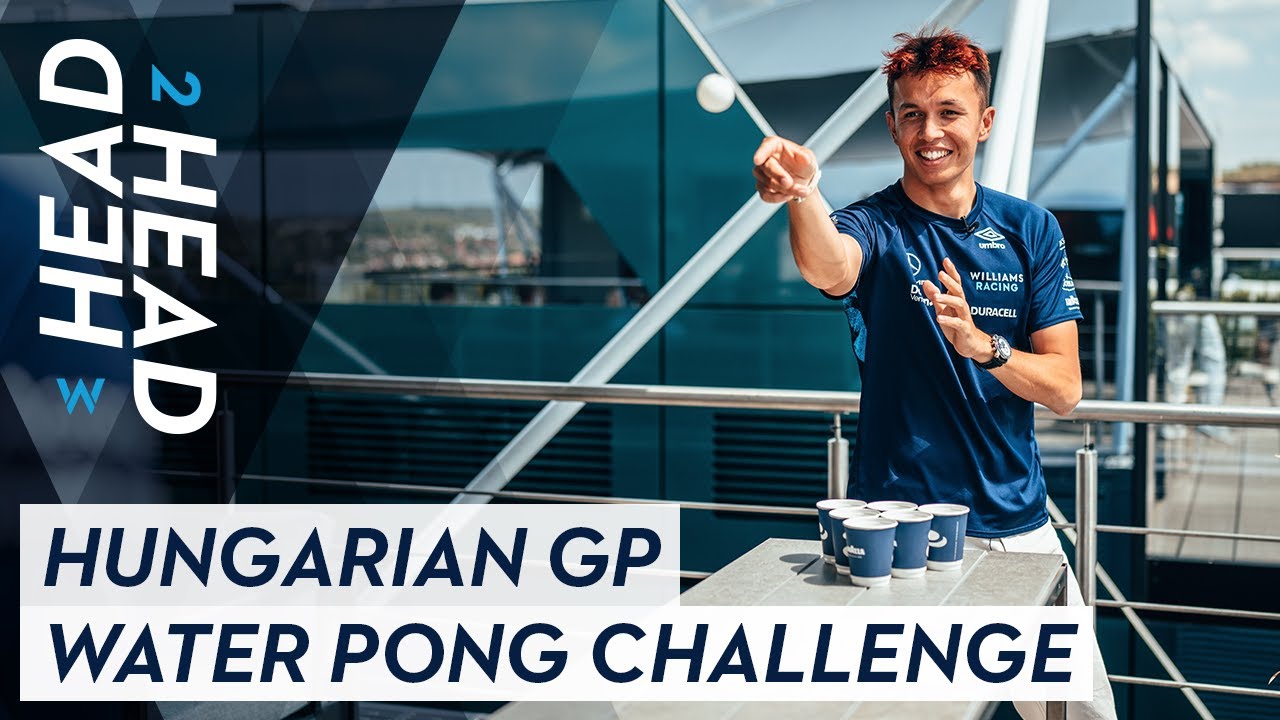Head 2 Head | Water Pong Challenge | Williams Racing