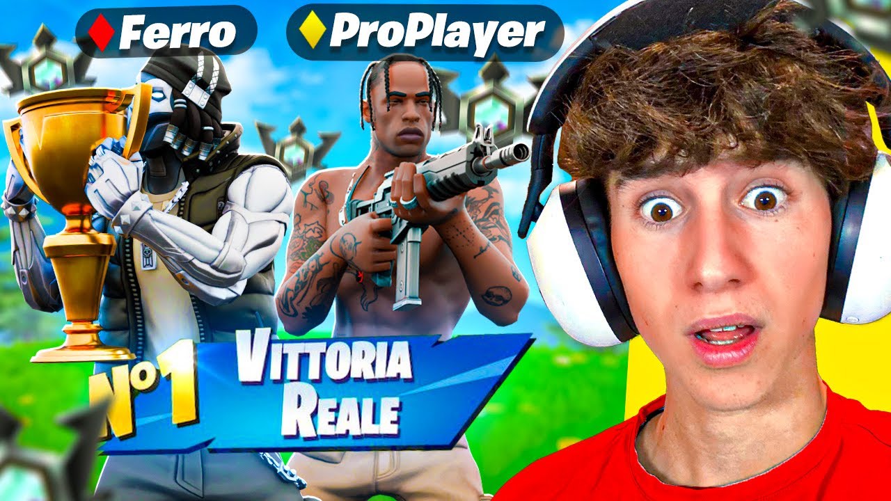 MIGLIOR VITTORIA di SEMPRE in RANKED con un PRO in ELITE!! Remix Capitolo 2 Fortnite ITA