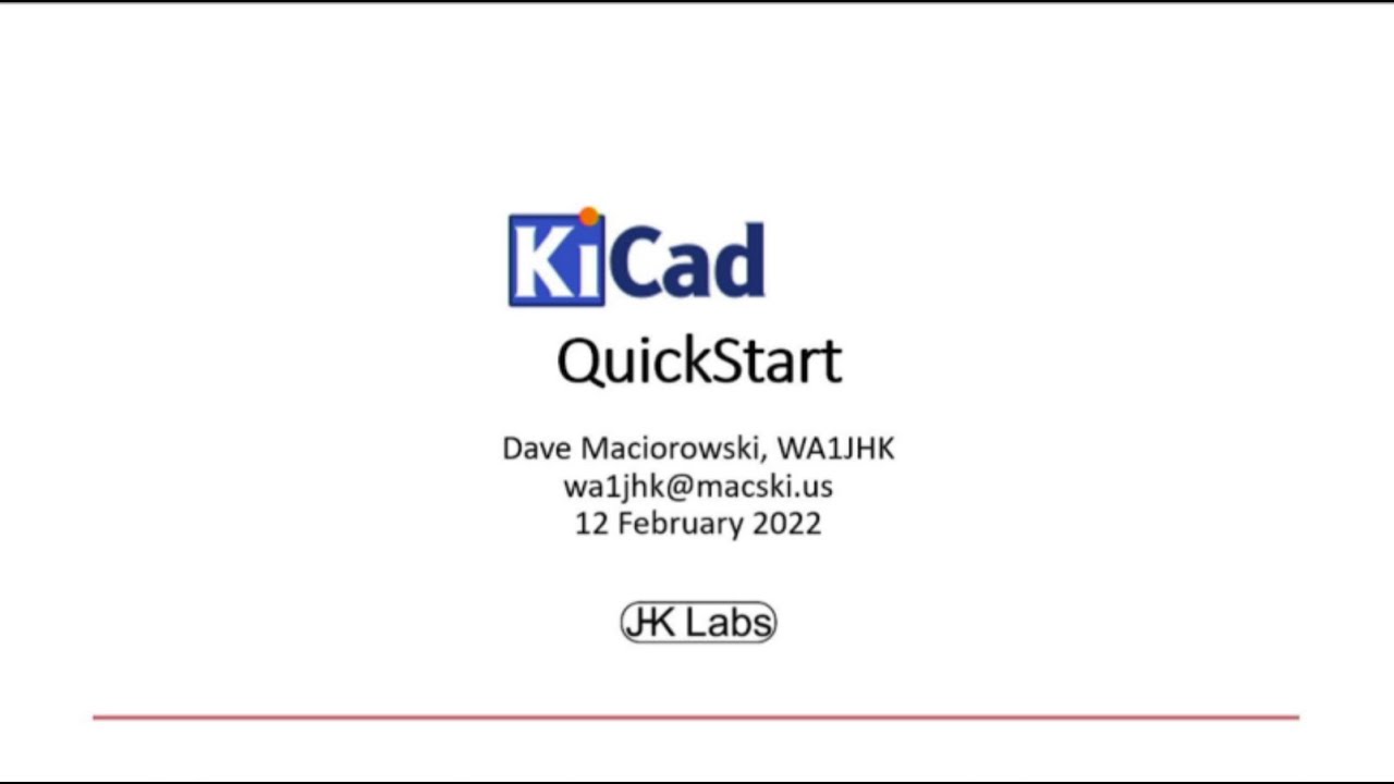 RMHAM U Nerdfest: KiCAD walkthrough - Building circuit board design