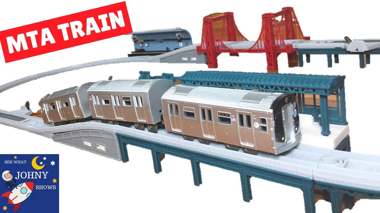 MTA Trains For Kids NYC Subway Train Toy Set USA Train Series