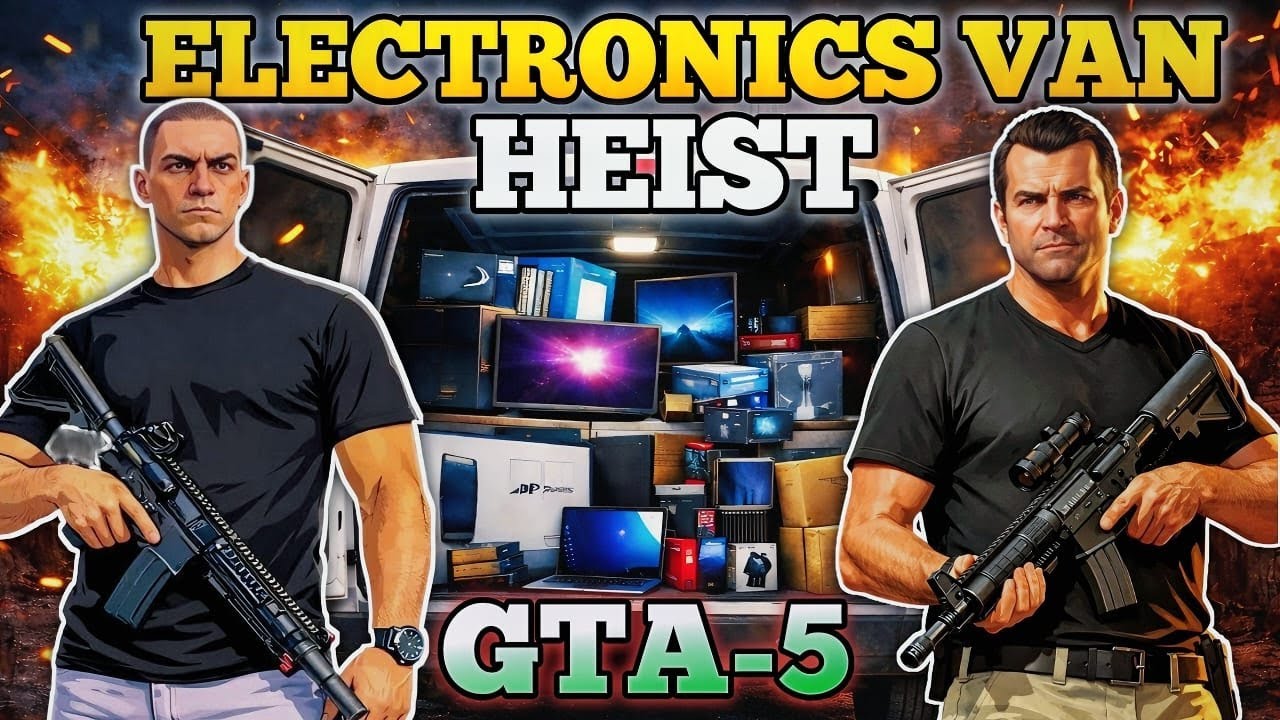 GTA 5 Electronics Van Heist 😱 | New Business | Hindi Gameplay #gta5 #gta5hindi