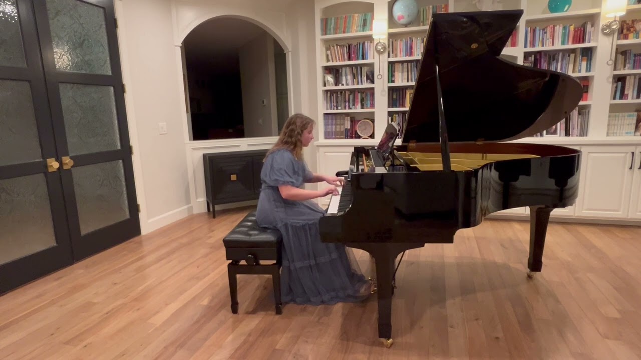 Kathryn plays French Suite #6 in E - Gigue by Bach