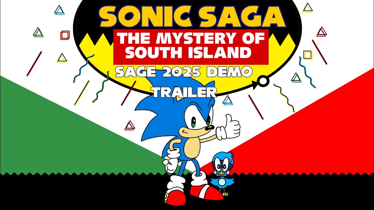 Sonic Saga: The Mystery Of South Island - SAGE 2025 DEMO Announcement Trailer