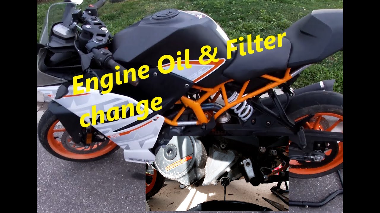 KTM RC 390/DUKE 390 Engine Oil Change