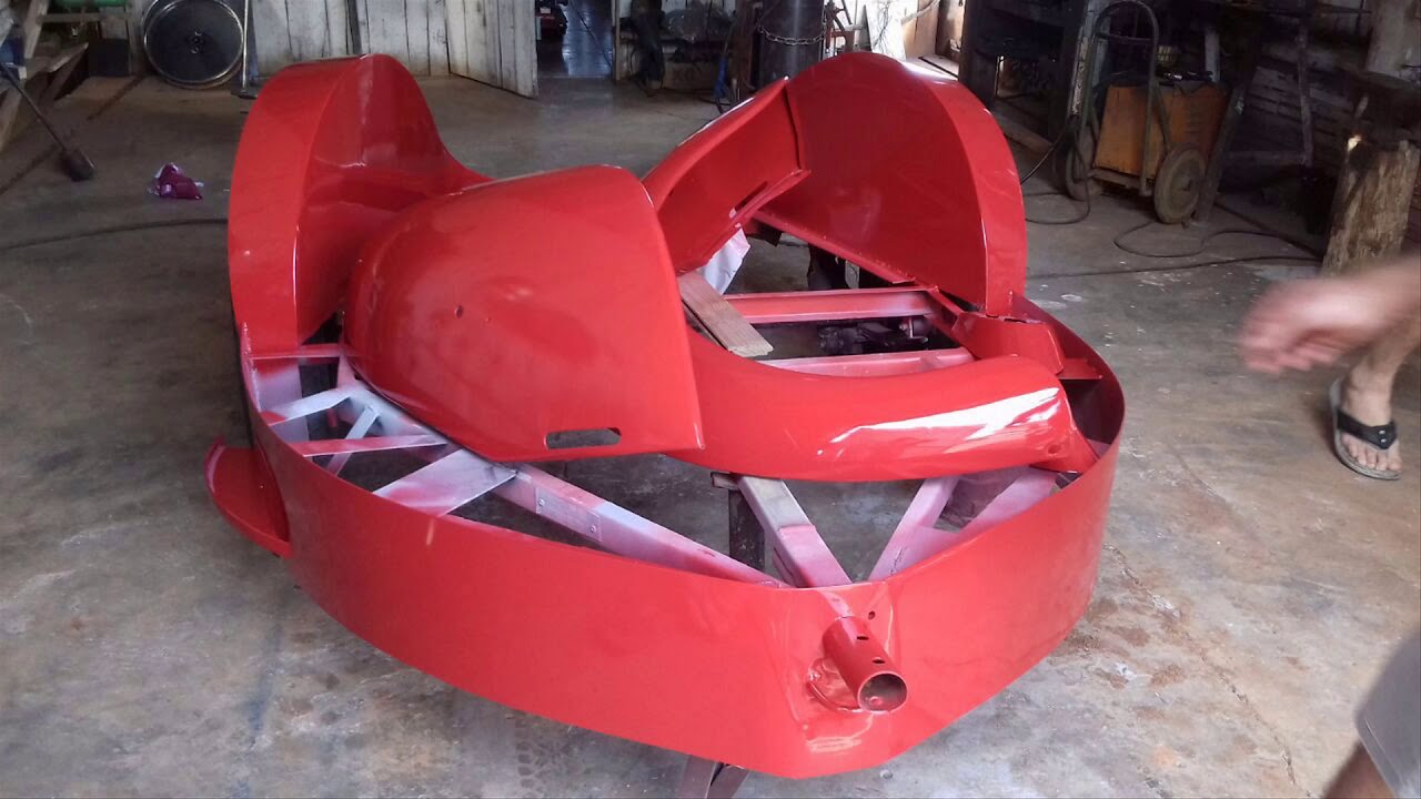 Fabricação de carretinha com traseira de fusca