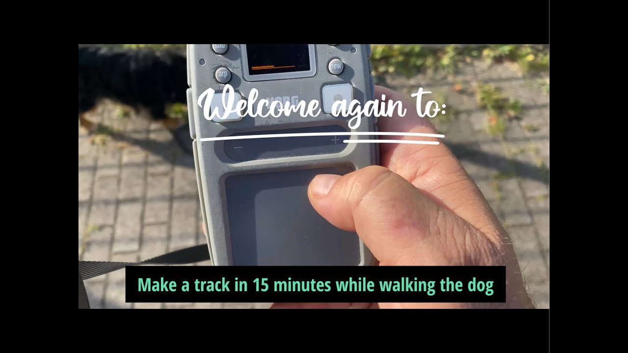 #2 „Making a track in 15 minutes while walking the dog“, only with a Korg Kaossilator 2S