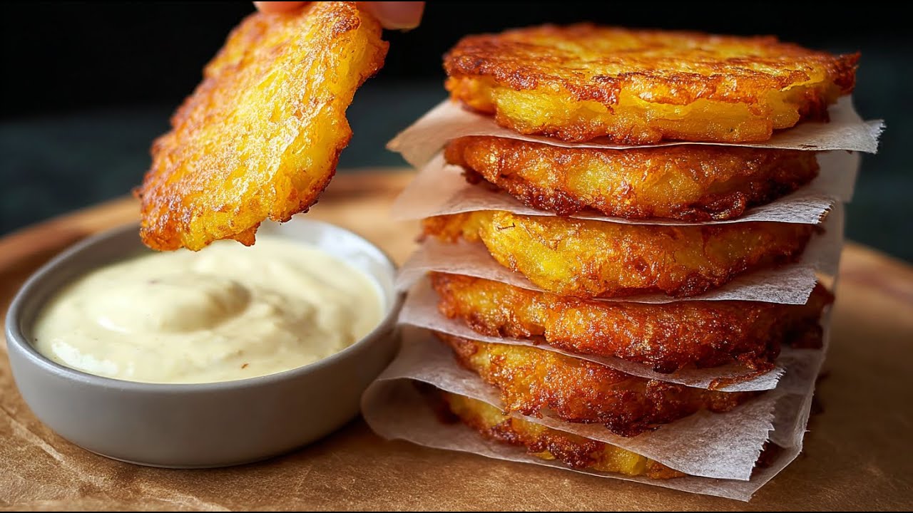 Einfach die Kartoffeln raspeln und die Eier dazugeben! Die beste hausgemachte Rösti!