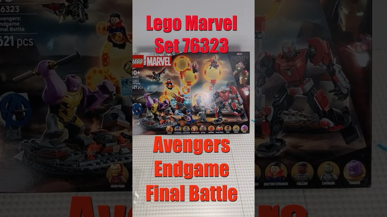 Lego Marvel Endgame &ndash; Endkampf 76323 #lego#Legoset 76323#speedbuild#unboxing#Lego Marvel Endgame