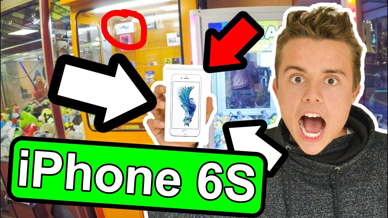 iPHONE 6S Automat 📱-  Greifautomat Gewinn - Claw Machine (Greifer gegen Harry) THEBIGHARRY
