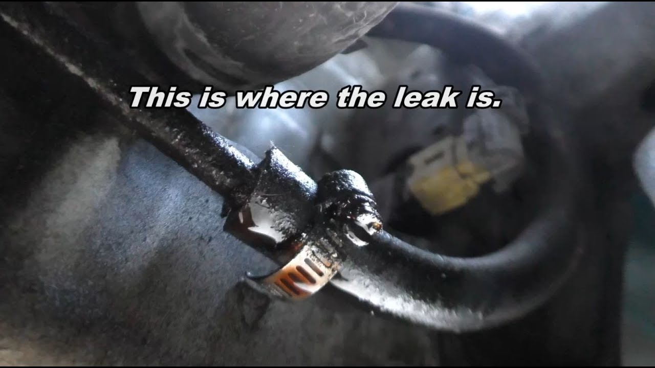 Fixed Toyota Matrix Transmission Cooler Hose Leak || Oil Leaks Repair || DIY Car Repair