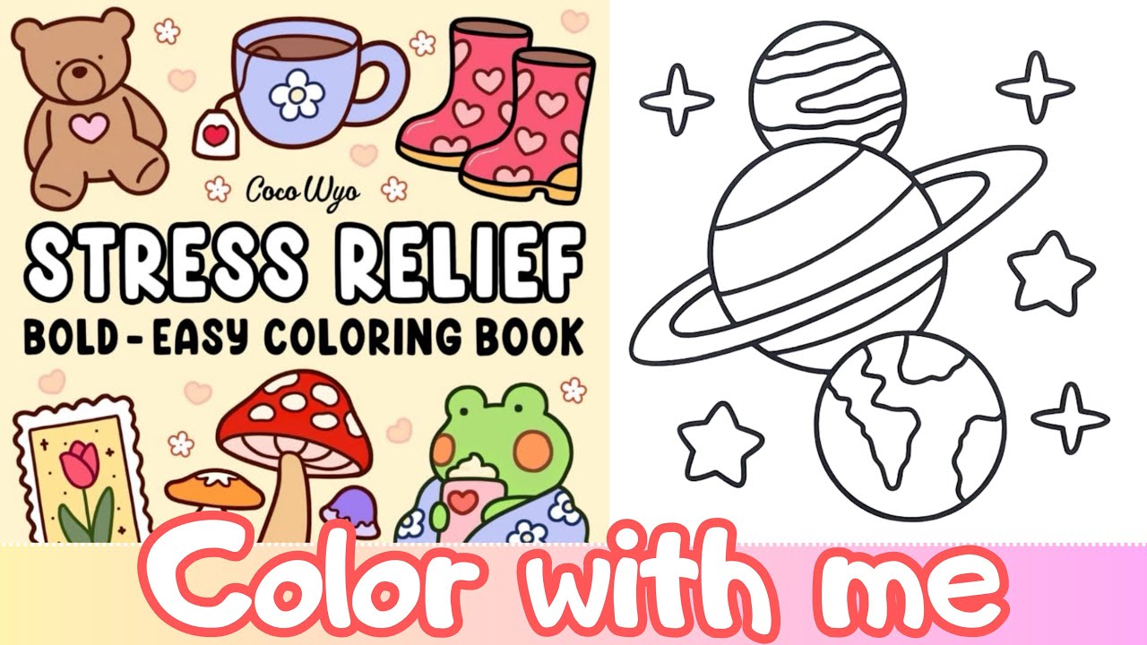 ASMR Coloring for Sleep 🌙 Calm Marker Sounds | No Talking | Stress Relief by CocoWyo