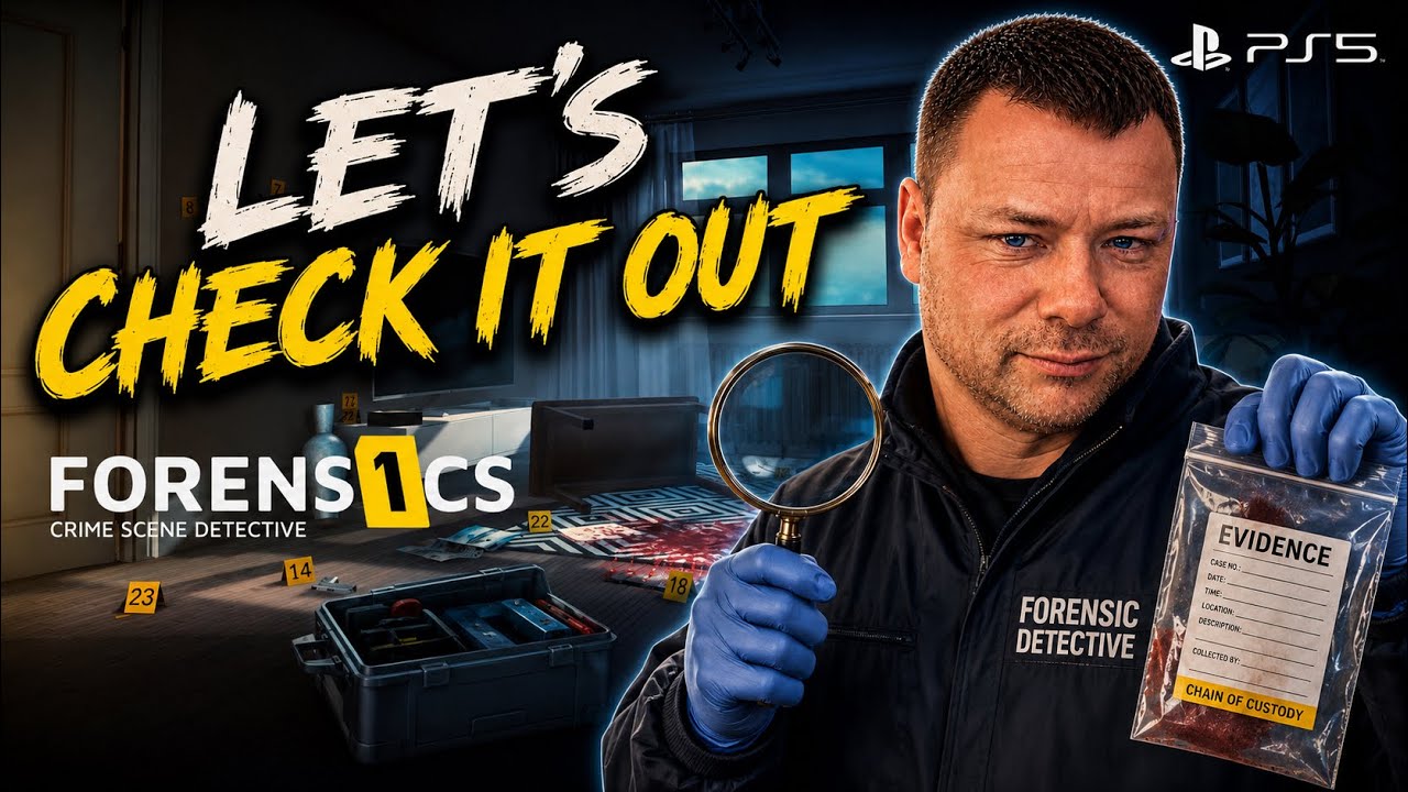 Forensics: Crime Scene Detective для PS5, смотрим игру. ЭП1