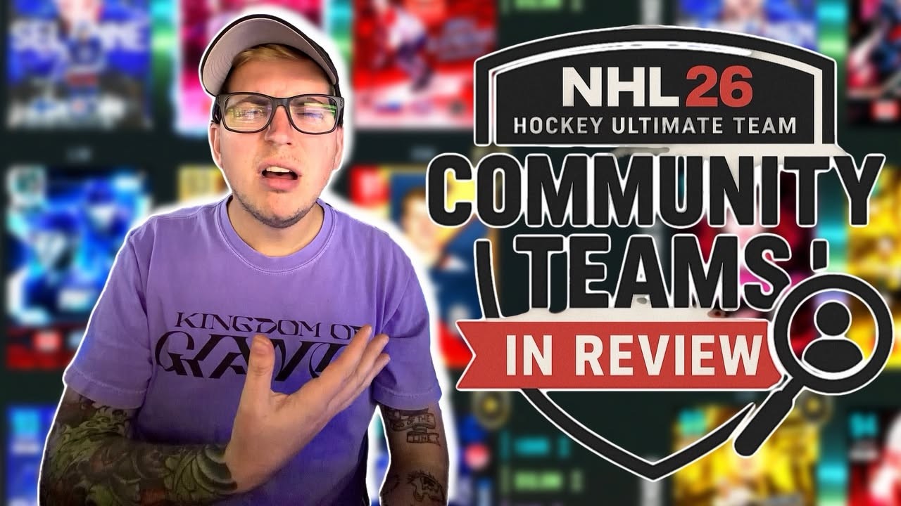 A LOT OF GOD SQUADS IN THE COMMUNITY TEAMS IN REVIEW NHL 26 HUT