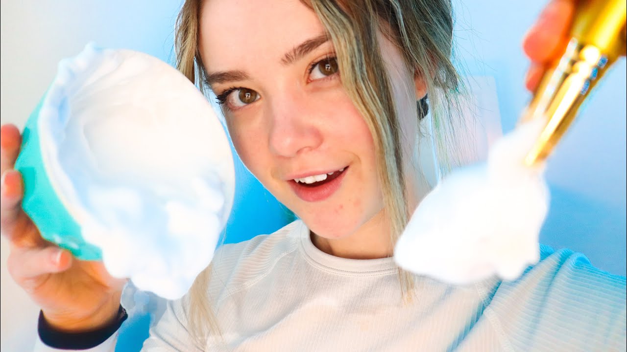 ASMR Men’s SHAVE BARBER Roleplay! Shaving cream sounds, Skincare, Whispers