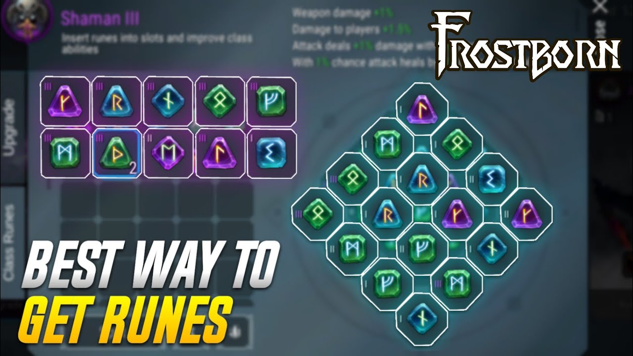 BEST Way to Get Runes and How to Use Them! Frostborn Season 4