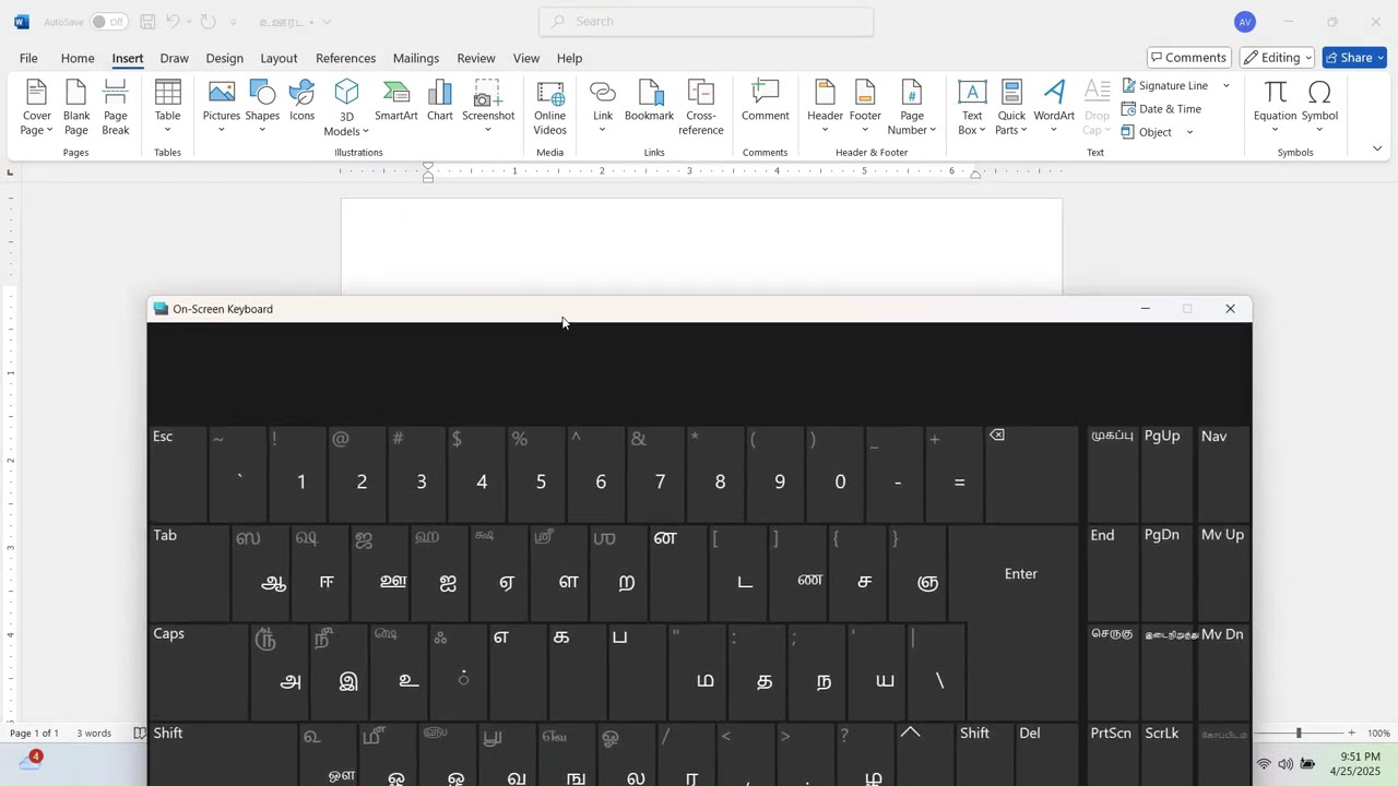 How to Install and Use tamil Keyboard in Windows
