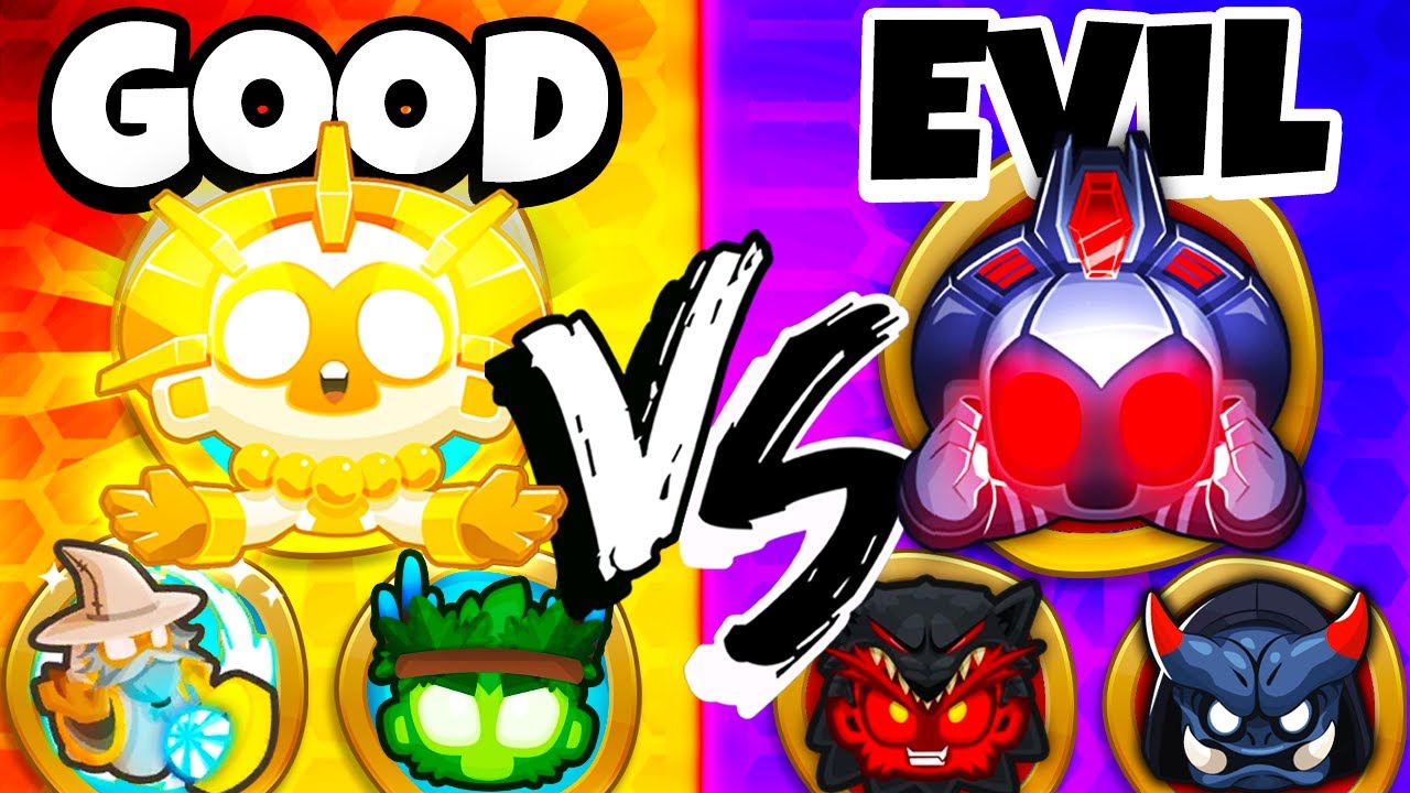 GOOD Towers vs EVIL Towers! (BTD6)
