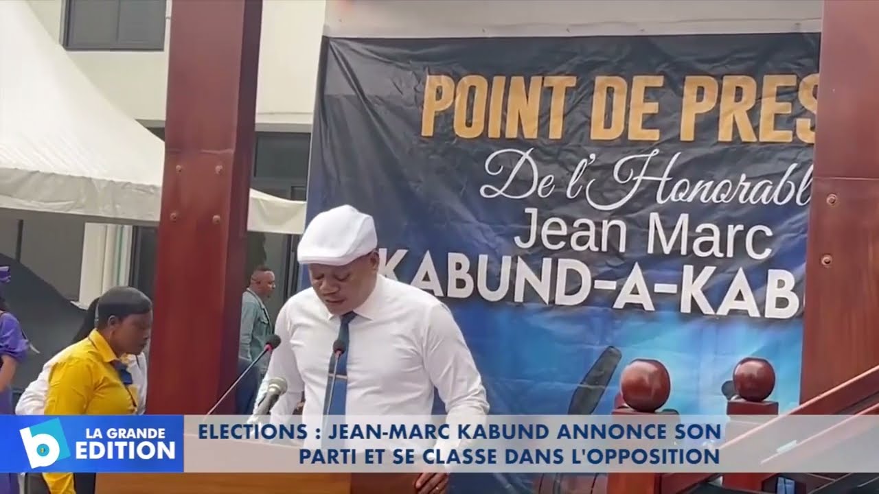 Elections: Jean-Marc Kabund annonce son parti et se classe dans l’opposition