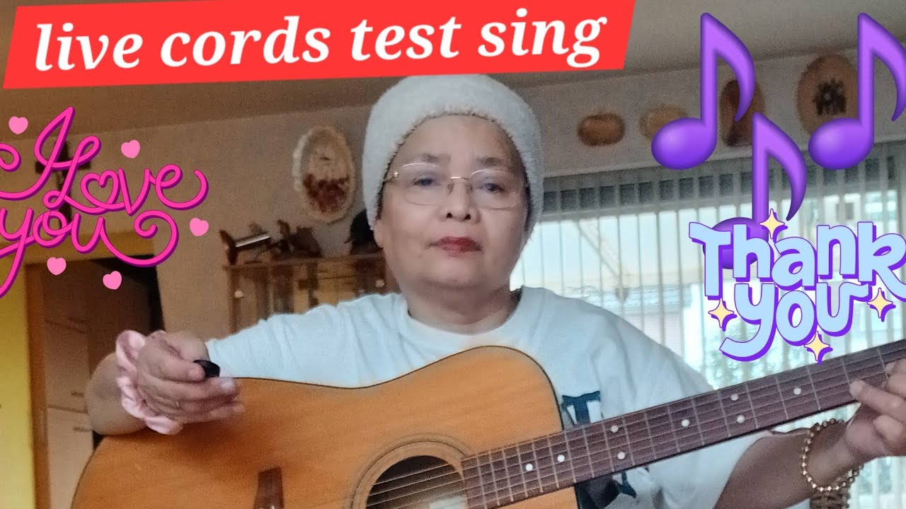 live cords test sing