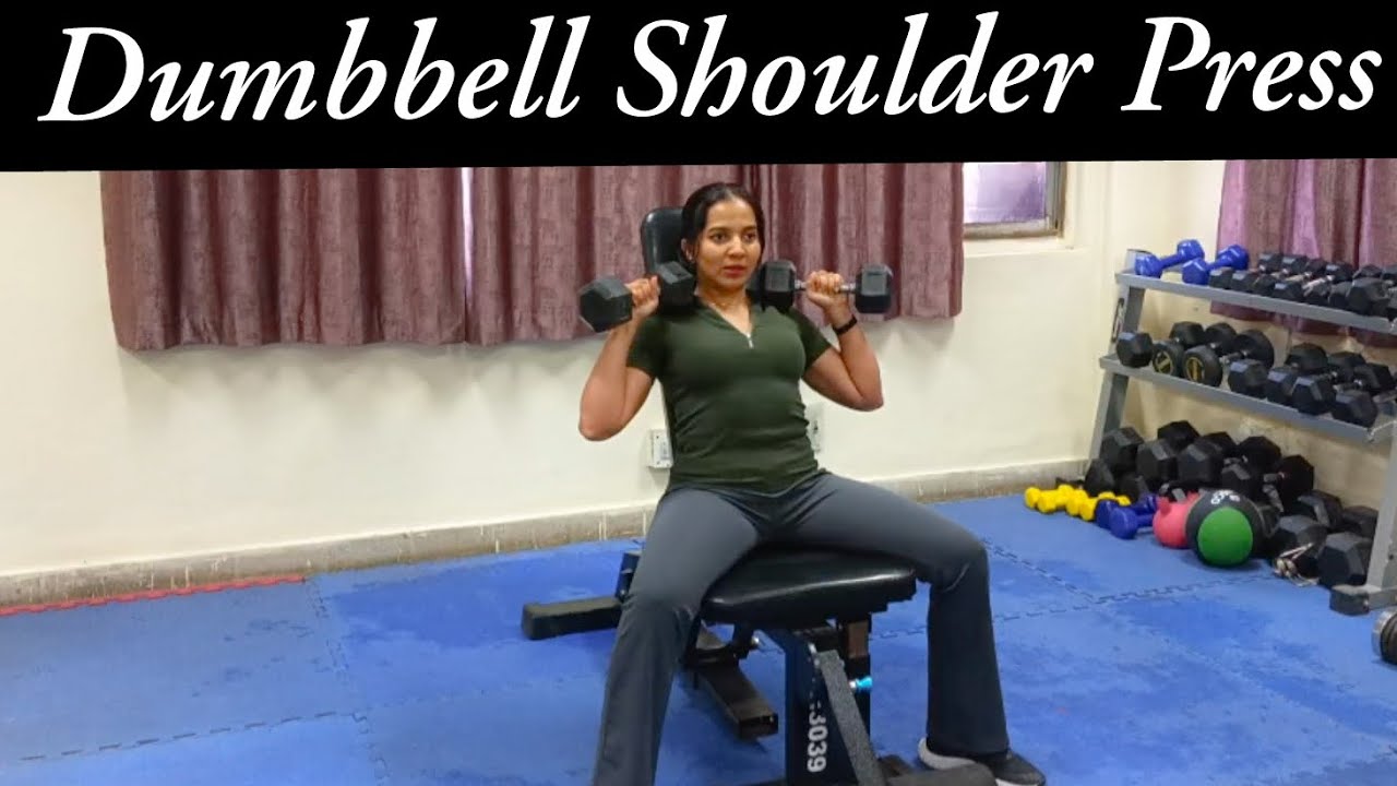 Seated Dumbbell Shoulder Press | Gym Workout | Fitness | Shoulder Day | Strength Training 
