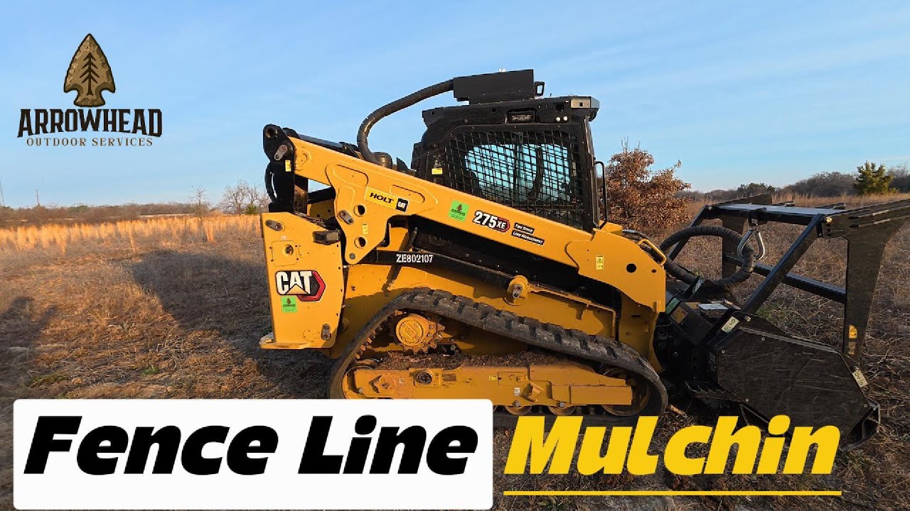 Mulching 88-acre Fence Line
