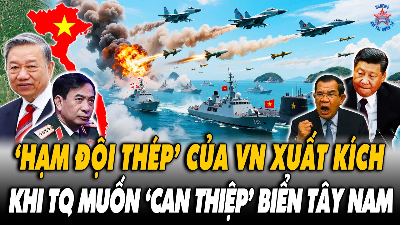🔴[TRỰC TIẾP] VN Tung 'Hạm Đội Thép' Siết Chặt Biển Tây Nam Khi TQ Lộ Mưu Đồ Can Thiệp?