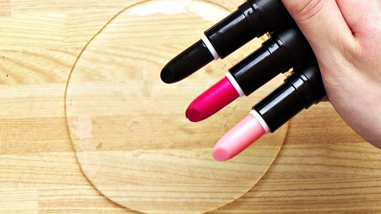 Slime Coloring with Makeup ! Mixing Japanese Dollar Store Makeup into Slime ! Satisfying Video #3