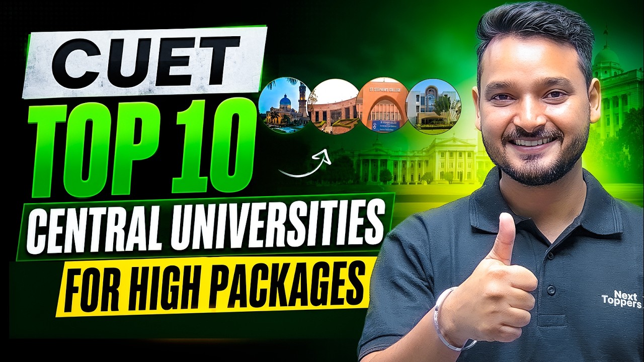 TOP 10 Central Universities Through CUET You Should Target in 2026
