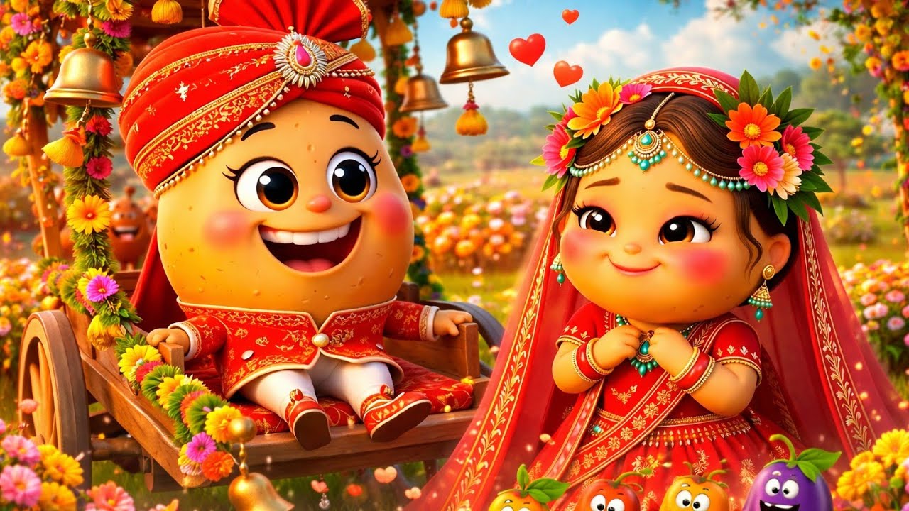 🎉🎉🥔🎉🎉 Aalu ki barat | गांव में आई | aalu ki barat aai #nanhestarplay 