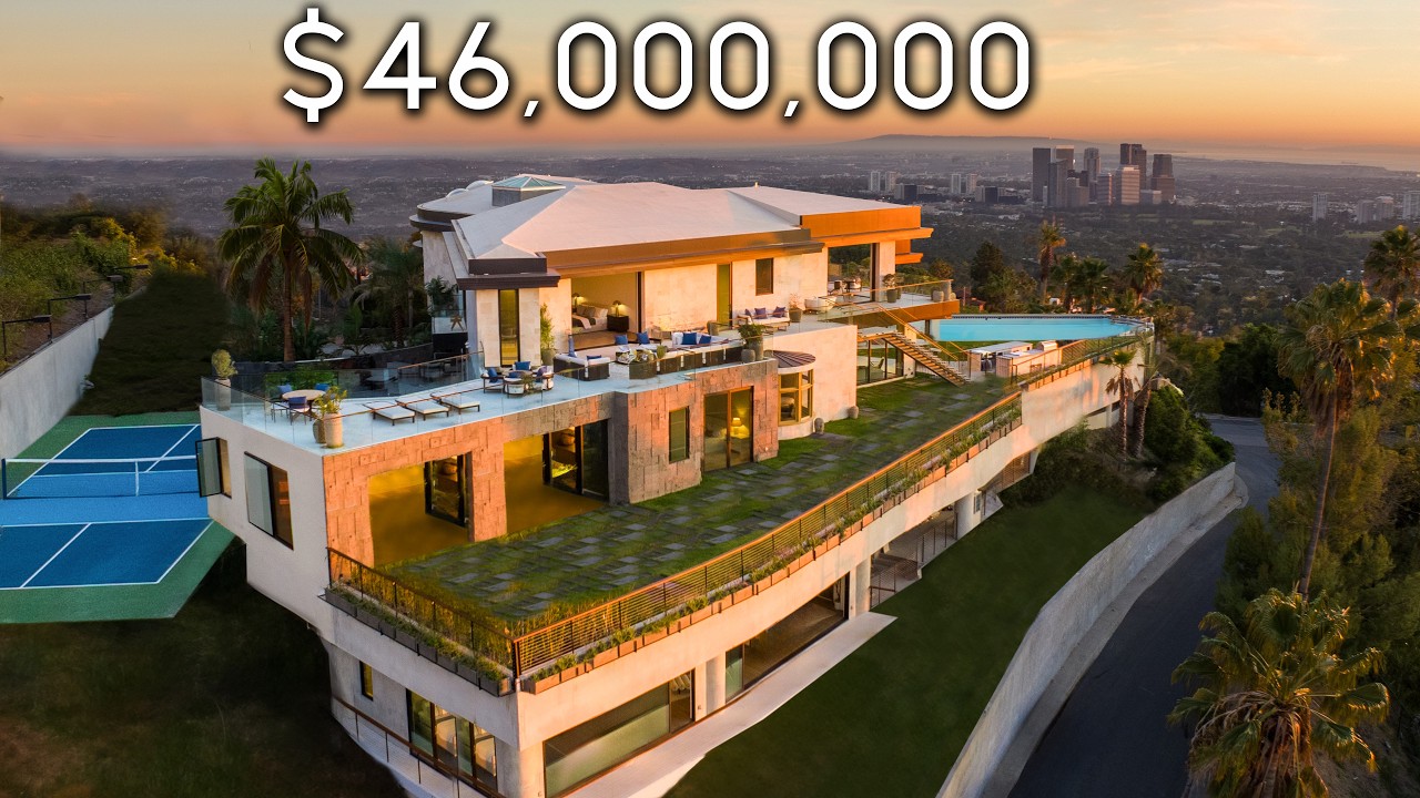 Особняк BEVERLY HILLS в стиле Бали с безумным видом на город!