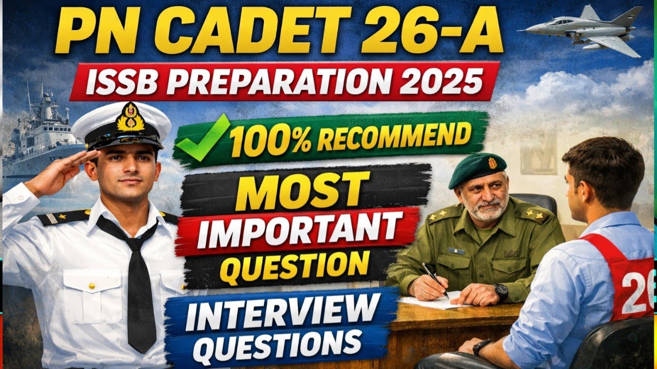 Pak Navy ISSB Preparation 2025 | ISSB Test Preparation 2025 | ISSB Preparation 2026
