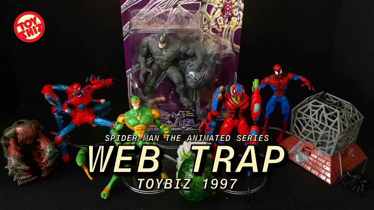 Toybiz 1997 WEB TRAP Spider-Man The Animated Series