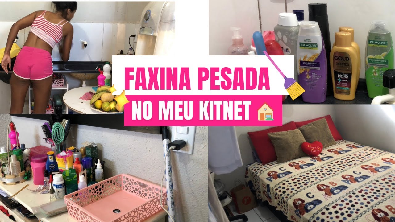 FAXINA NO MEU KITNET | MORANDO SOZINHA 🏠💕🧹🫧 #faxinanokitnet #kitnet #morandosozinha