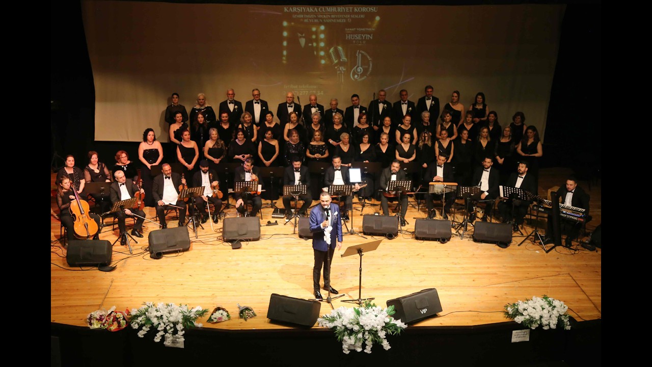 KARŞIYAKA CUMHURİYET KOROSU KONSERİ *SANAT YÖNETMENİ HÜSEYİN TOLU*(1.BÖLÜM )