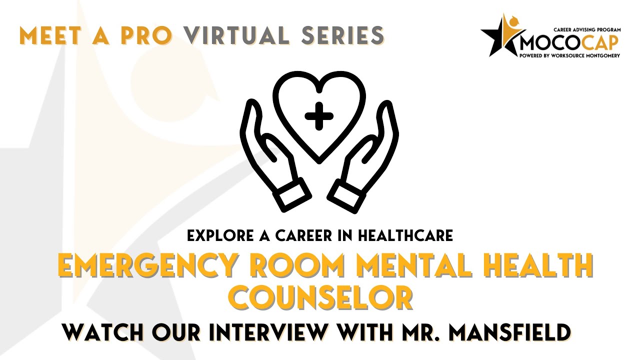 Meet A Pro: Mr. Mansfield (ER Mental Health Counselor)