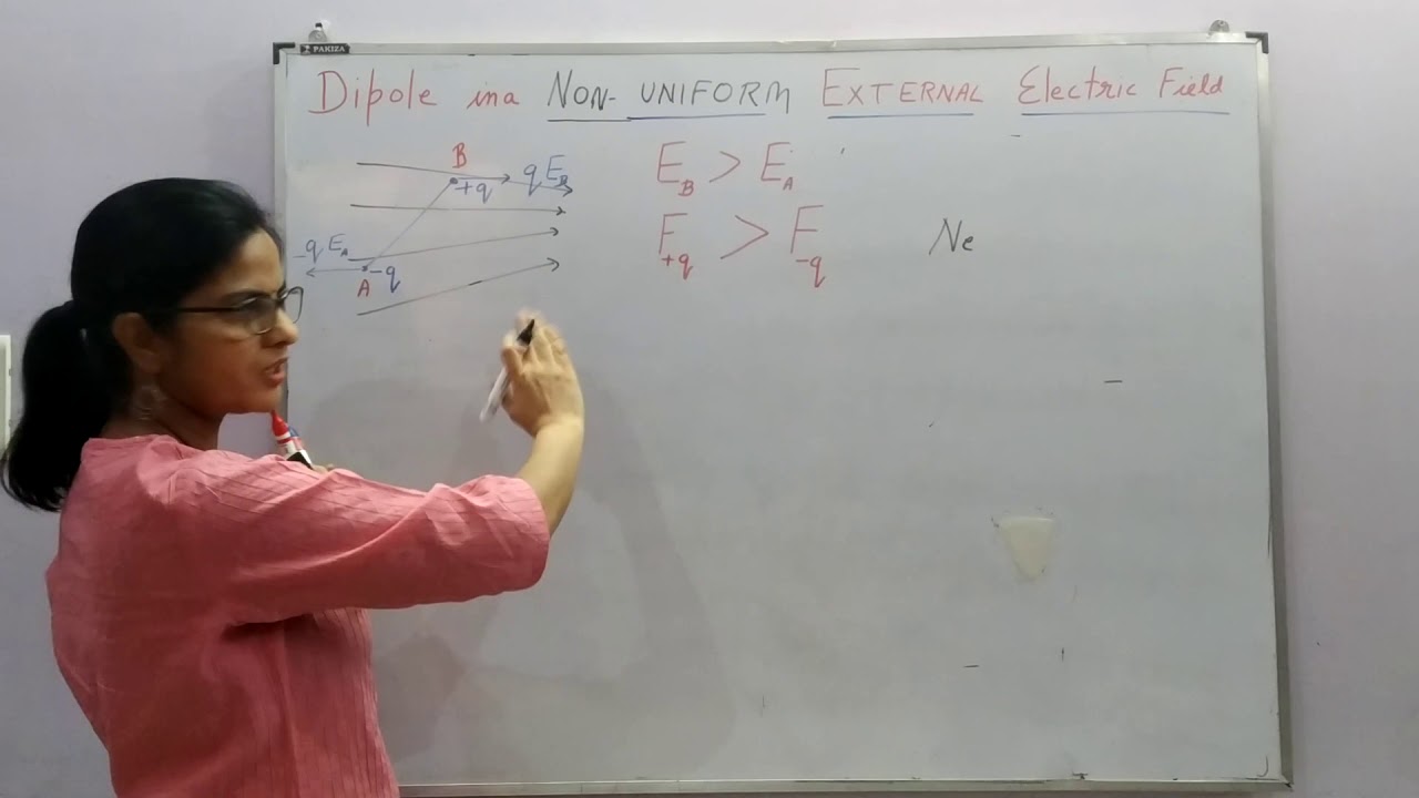 XII 1 DIPOLE IN A NON UNIFORM ELECTRIC FIELD