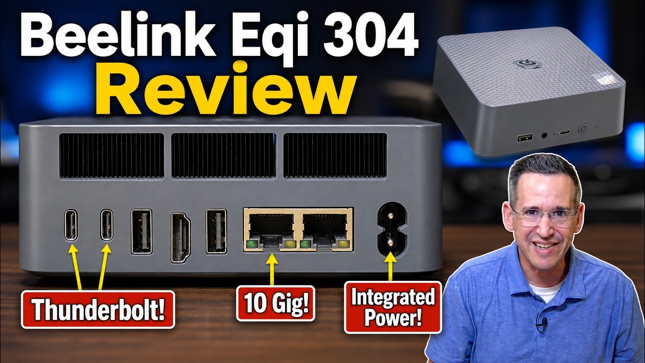 The Beelink Eqi 304 is an Interesting Intel Wildcat Lake Mini PC - Full Review