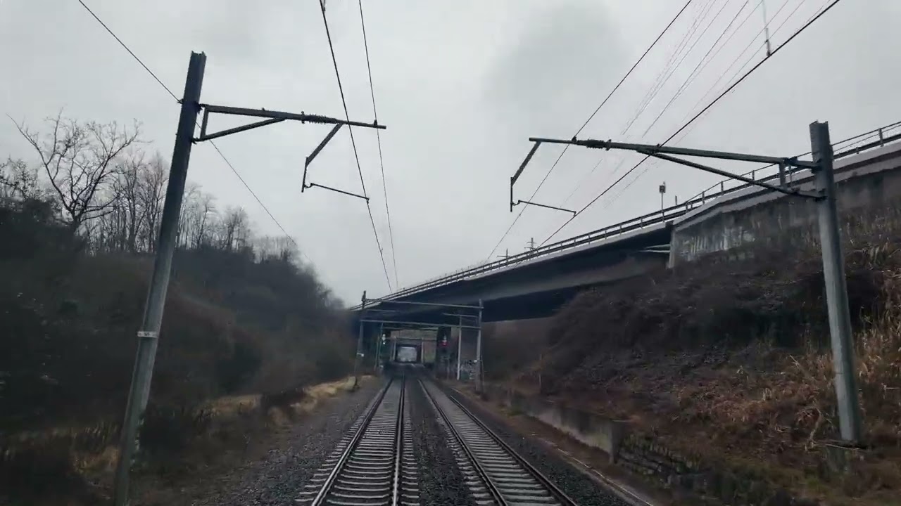 Führerstandsfahrt Chiasso nach Bellinzona S.Paulo in 4K