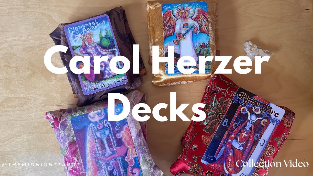 All My Carol Herzer Tarot Decks