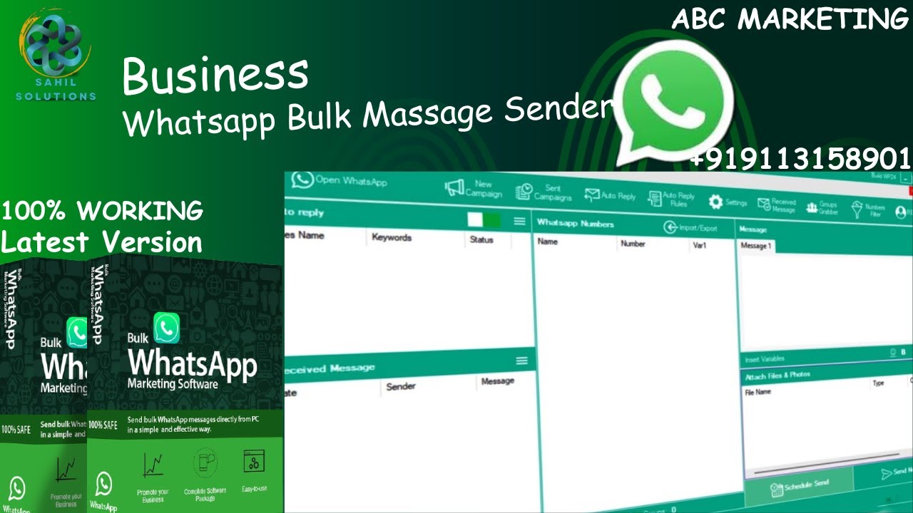 Business WhatsApp Bulk Sender! Whatsapp Business Sender Letest Version!WA sender Pro Softwere2024