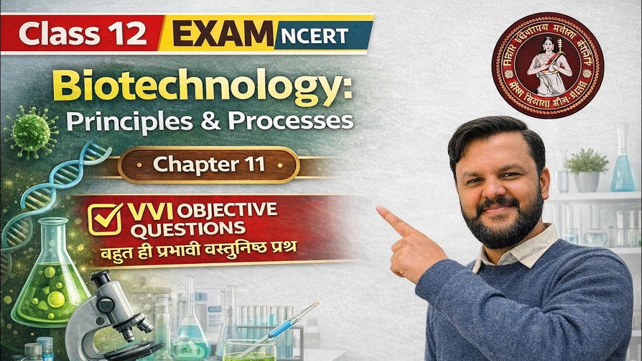 Class 12 Biology Chapter 12 Objective 2026 🔥 | Biotechnology & Its Applications | NCERT | Board Exam