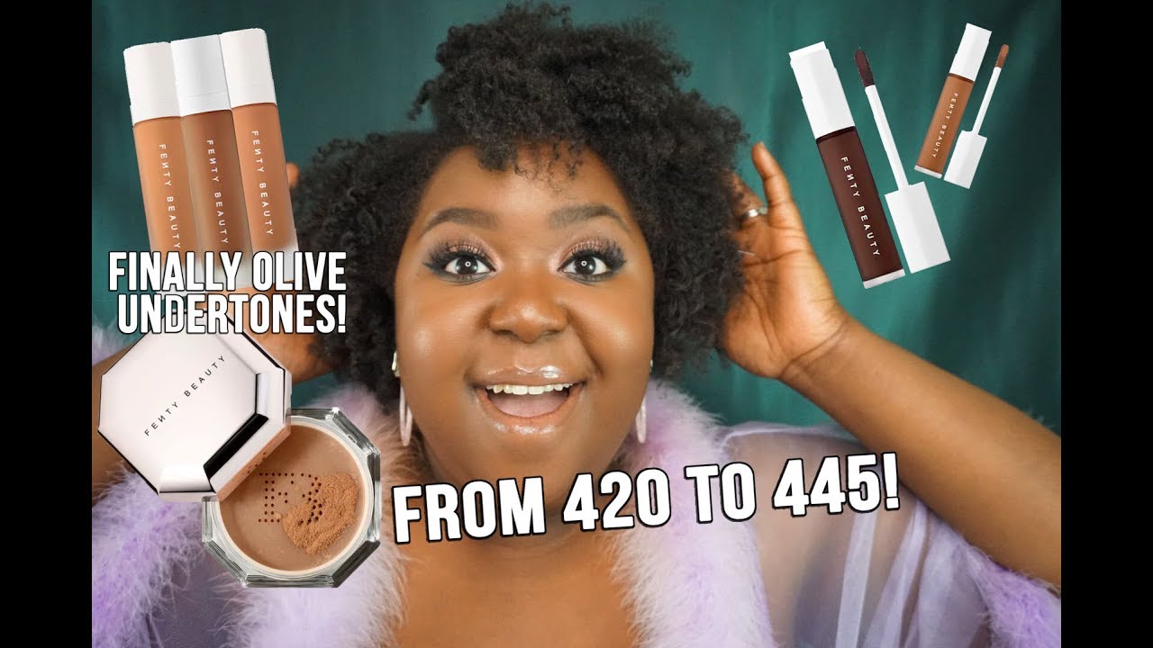 NEW FENTY BEAUTY PRO FILT'R CONCEALERS & SETTING POWDER REVIEW I WENT FROM 420 FOUNDATION TO 445!😱
