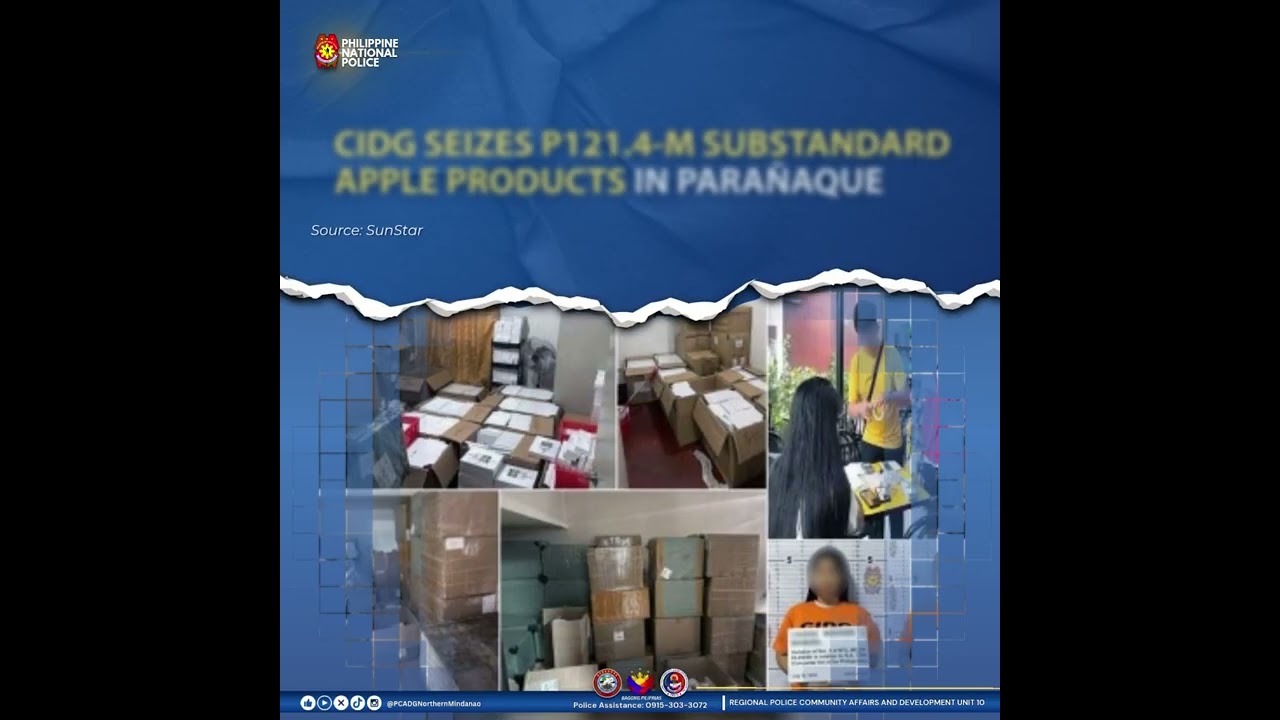 Operatives of the Criminal Investigation and Detection Group (CIDG) arrested two individuals