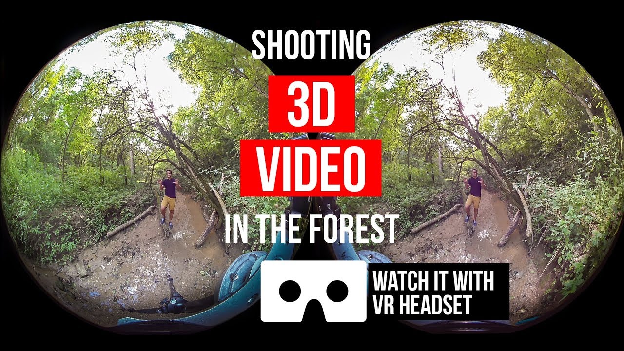 3D Video with Kodak Pixpro 4K and an XY stereo microphone mount | Watch it with VR headset!